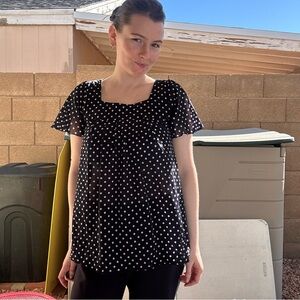 Polka Dot Women's Top